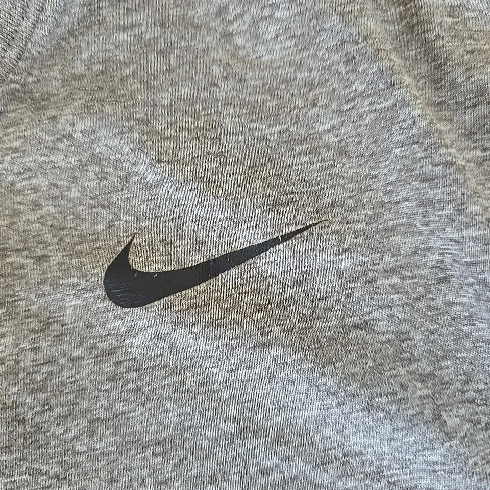 Nike Shirt Men Large Gray Dri-Fit Short Sleeve Sportswear Athletic Casual‎
